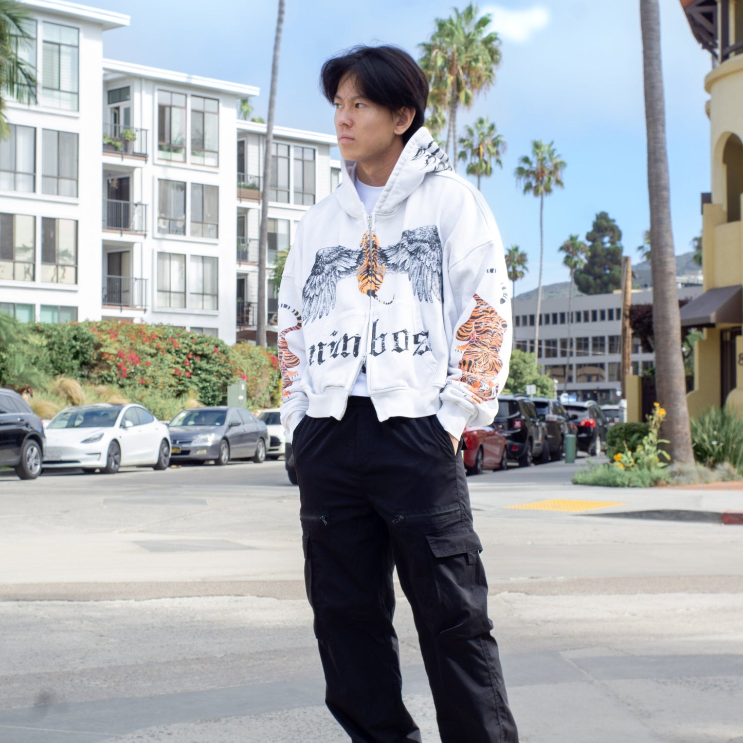Tiger-Wing Acid Zip-Up