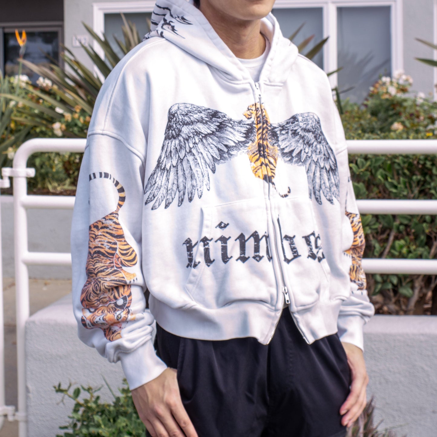 Tiger-Wing Acid Zip-Up