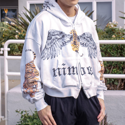 Tiger-Wing Zip-Up
